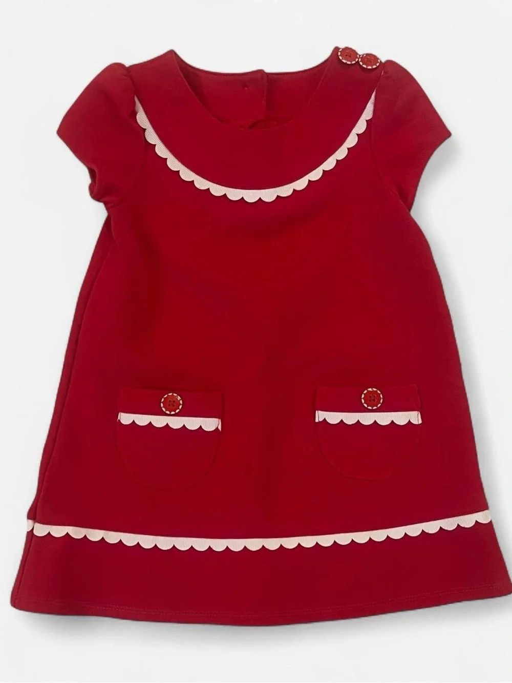 Gymboree Scallop Trim Ponte Dress
